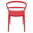 Compamia Mila Dining Arm Chair Black/White/Dark Gray/Dove Gray/Red/Yellow Set of 2