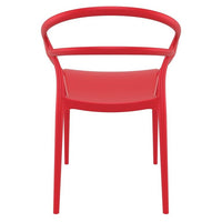 Compamia Mila Dining Arm Chair Black/White/Dark Gray/Dove Gray/Red/Yellow Set of 2