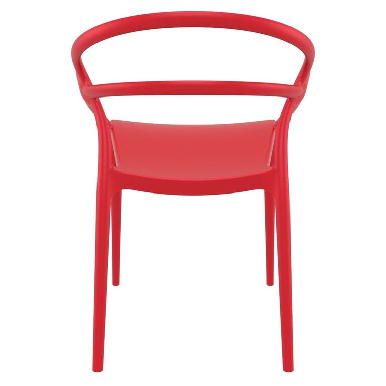 Compamia Mila Dining Arm Chair Black/White/Dark Gray/Dove Gray/Red/Yellow Set of 2