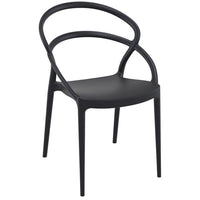 Compamia Pia Dining Chair Black/White/Dark Gray/Dove Gray/Red/Yellow- Set of Two