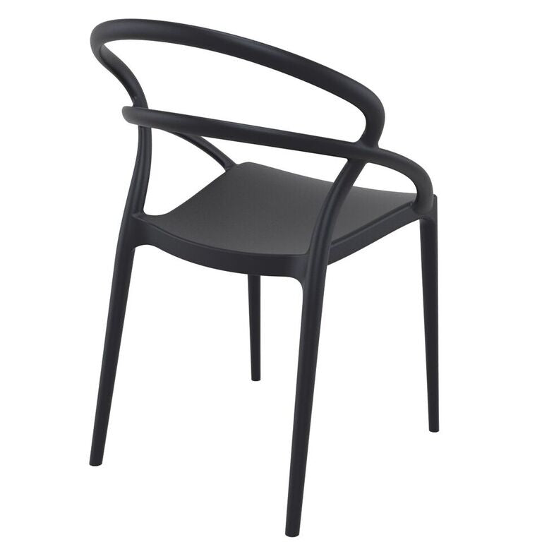 Compamia Pia Dining Chair Black/White/Dark Gray/Dove Gray/Red/Yellow- Set of Two