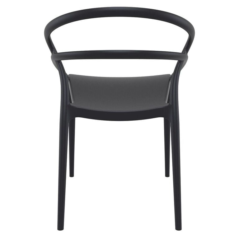 Compamia Pia Dining Chair Black/White/Dark Gray/Dove Gray/Red/Yellow- Set of Two