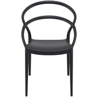 Compamia Pia Dining Chair Black/White/Dark Gray/Dove Gray/Red/Yellow- Set of Two