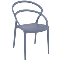 Compamia Pia Dining Chair Black/White/Dark Gray/Dove Gray/Red/Yellow- Set of Two