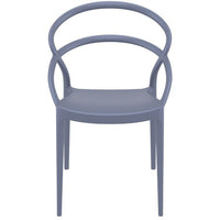 Compamia Pia Dining Chair Black/White/Dark Gray/Dove Gray/Red/Yellow- Set of Two