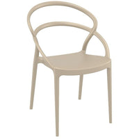 Compamia Pia Dining Chair Black/White/Dark Gray/Dove Gray/Red/Yellow- Set of Two