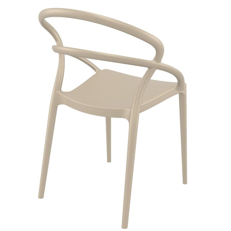 Compamia Pia Dining Chair Black/White/Dark Gray/Dove Gray/Red/Yellow- Set of Two