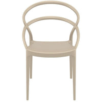 Compamia Pia Dining Chair Black/White/Dark Gray/Dove Gray/Red/Yellow- Set of Two