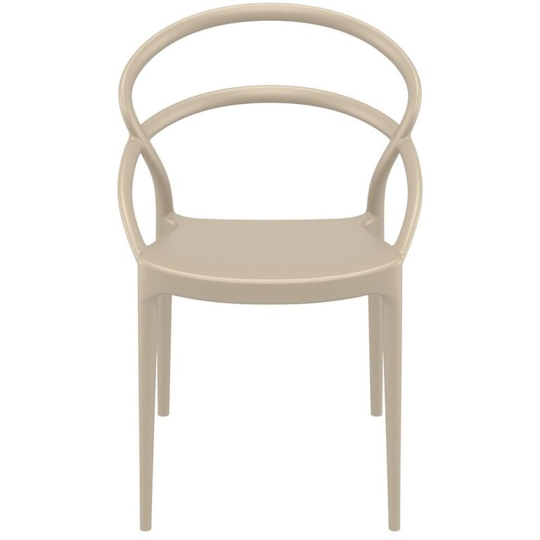 Compamia Pia Dining Chair Black/White/Dark Gray/Dove Gray/Red/Yellow- Set of Two