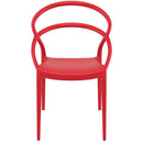 Compamia Pia Dining Chair Black/White/Dark Gray/Dove Gray/Red/Yellow- Set of Two