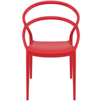 Compamia Pia Dining Chair Black/White/Dark Gray/Dove Gray/Red/Yellow- Set of Two