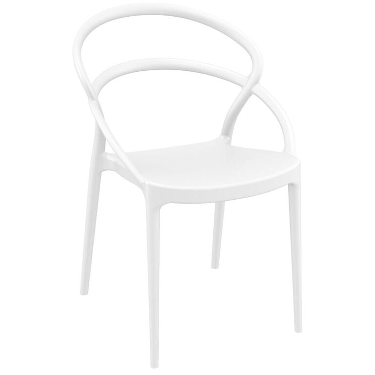 Compamia Pia Dining Chair Black/White/Dark Gray/Dove Gray/Red/Yellow- Set of Two