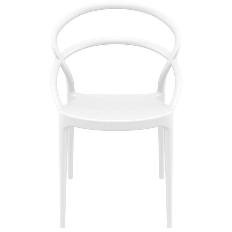 Compamia Pia Dining Chair Black/White/Dark Gray/Dove Gray/Red/Yellow- Set of Two