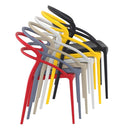 Compamia Pia Dining Chair Black/White/Dark Gray/Dove Gray/Red/Yellow- Set of Two