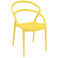 Compamia Pia Dining Chair Black/White/Dark Gray/Dove Gray/Red/Yellow- Set of Two
