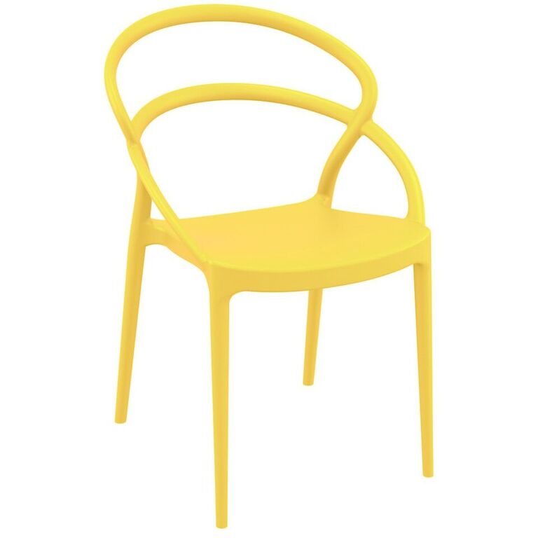 Compamia Pia Dining Chair Black/White/Dark Gray/Dove Gray/Red/Yellow- Set of Two