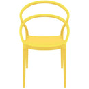 Compamia Pia Dining Chair Black/White/Dark Gray/Dove Gray/Red/Yellow- Set of Two