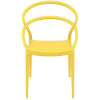 Compamia Pia Dining Chair Black/White/Dark Gray/Dove Gray/Red/Yellow- Set of Two