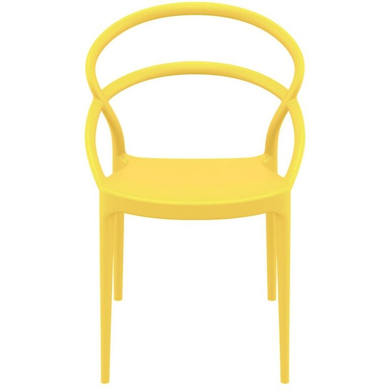 Compamia Pia Dining Chair Black/White/Dark Gray/Dove Gray/Red/Yellow- Set of Two