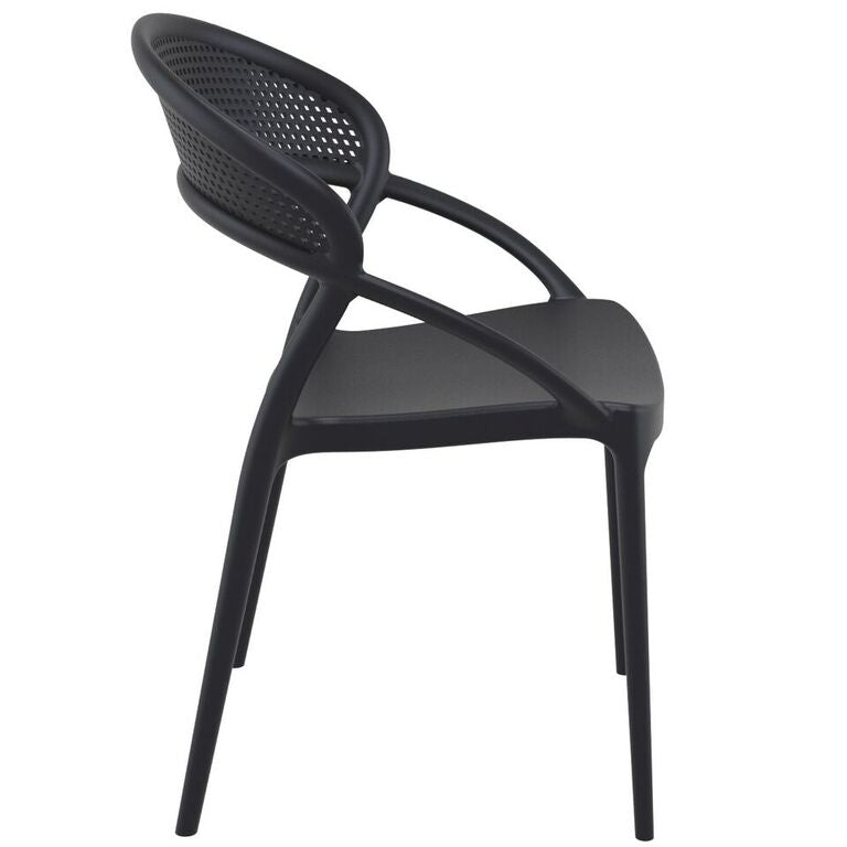 Compamia Sunset Dining Chair Black/Brown/White/Dark Gray/Dove Gray/Red/Yellow-Set of Two