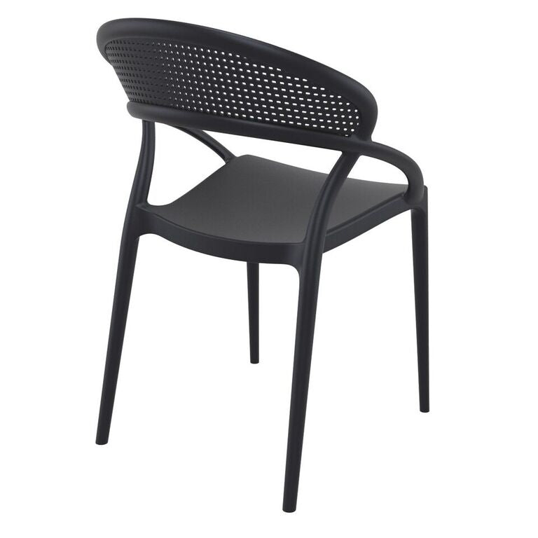 Compamia Sunset Dining Chair Black/Brown/White/Dark Gray/Dove Gray/Red/Yellow-Set of Two