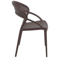 Compamia Sunset Dining Chair Black/Brown/White/Dark Gray/Dove Gray/Red/Yellow-Set of Two