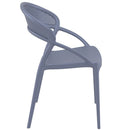 Compamia Sunset Dining Chair Black/Brown/White/Dark Gray/Dove Gray/Red/Yellow-Set of Two