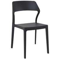 Compamia Snow Dining Chair Black/White/Gray/Dove Gray/Red/Yellow/Olive Green- Set of Two