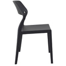 Compamia Snow Dining Chair Black/White/Gray/Dove Gray/Red/Yellow/Olive Green- Set of Two