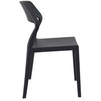 Compamia Snow Dining Chair Black/White/Gray/Dove Gray/Red/Yellow/Olive Green- Set of Two