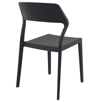 Compamia Snow Dining Chair Black/White/Gray/Dove Gray/Red/Yellow/Olive Green- Set of Two