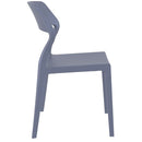 Compamia Snow Dining Chair Black/White/Gray/Dove Gray/Red/Yellow/Olive Green- Set of Two