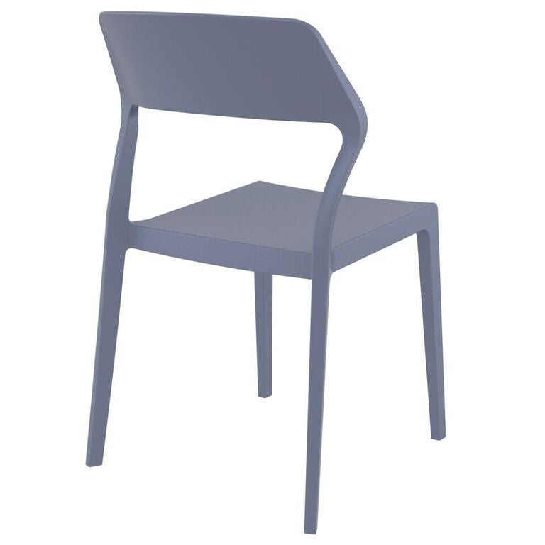 Compamia Snow Dining Chair Black/White/Gray/Dove Gray/Red/Yellow/Olive Green- Set of Two