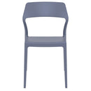 Compamia Snow Dining Chair Black/White/Gray/Dove Gray/Red/Yellow/Olive Green- Set of Two