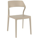 Compamia Snow Dining Chair Black/White/Gray/Dove Gray/Red/Yellow/Olive Green- Set of Two