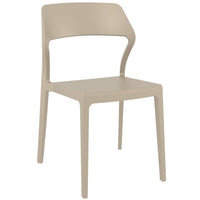 Compamia Snow Dining Chair Black/White/Gray/Dove Gray/Red/Yellow/Olive Green- Set of Two