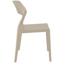 Compamia Snow Dining Chair Black/White/Gray/Dove Gray/Red/Yellow/Olive Green- Set of Two