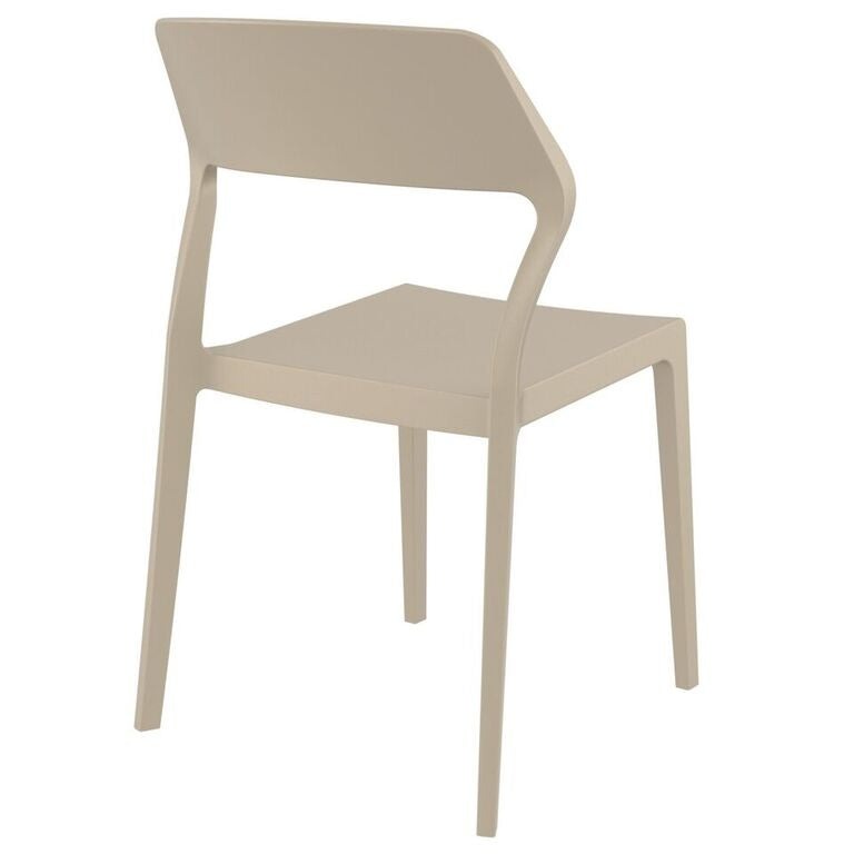 Compamia Snow Dining Chair Black/White/Gray/Dove Gray/Red/Yellow/Olive Green- Set of Two