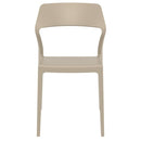 Compamia Snow Dining Chair Black/White/Gray/Dove Gray/Red/Yellow/Olive Green- Set of Two