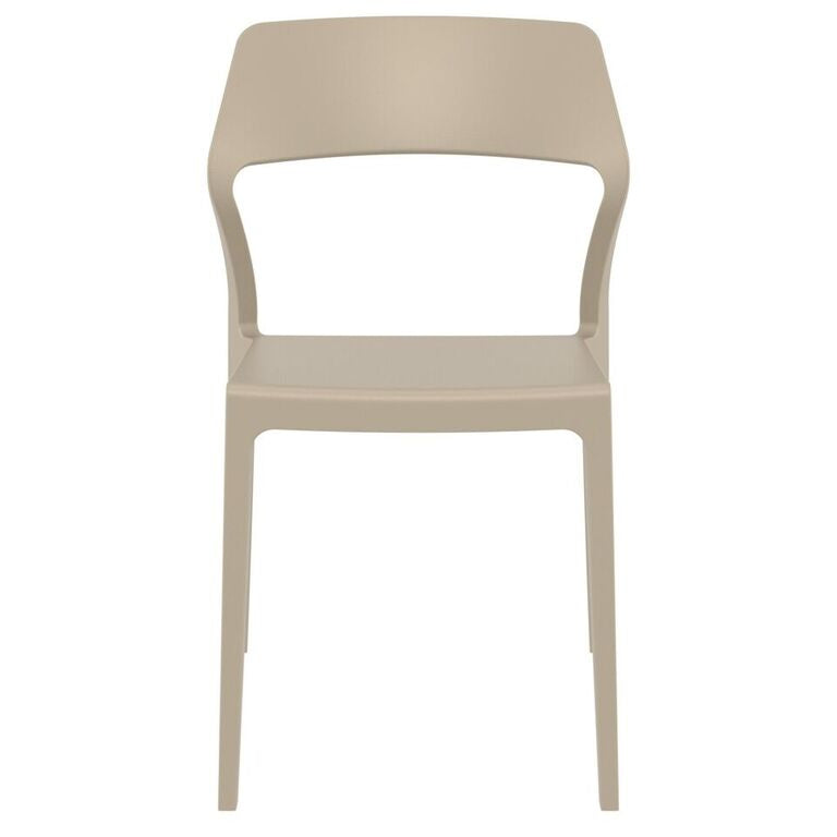 Compamia Snow Dining Chair Black/White/Gray/Dove Gray/Red/Yellow/Olive Green- Set of Two