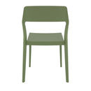 Compamia Snow Dining Chair Black/White/Gray/Dove Gray/Red/Yellow/Olive Green- Set of Two