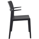 Compamia Plus Arm Chair Black/White/Red- Set of Two