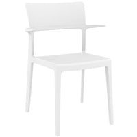 Compamia Plus Arm Chair Black/White/Red- Set of Two