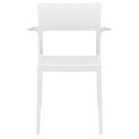 Compamia Plus Arm Chair Black/White/Red- Set of Two