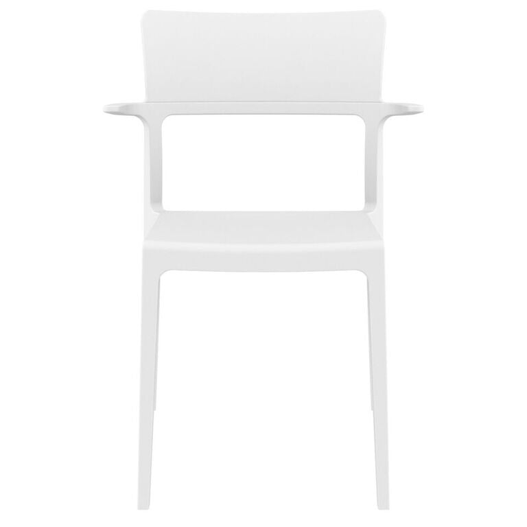 Compamia Plus Arm Chair Black/White/Red- Set of Two