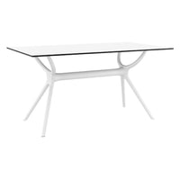 Compamia Mio PP Modern 7-Piece Dining Set with 55-inch Air Table