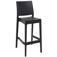 Compamia Maya Resin Barstool White/Black/Dark Gray/Dove Gray/Olive Green- Set of Two