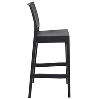 Compamia Maya Resin Barstool White/Black/Dark Gray/Dove Gray/Olive Green- Set of Two