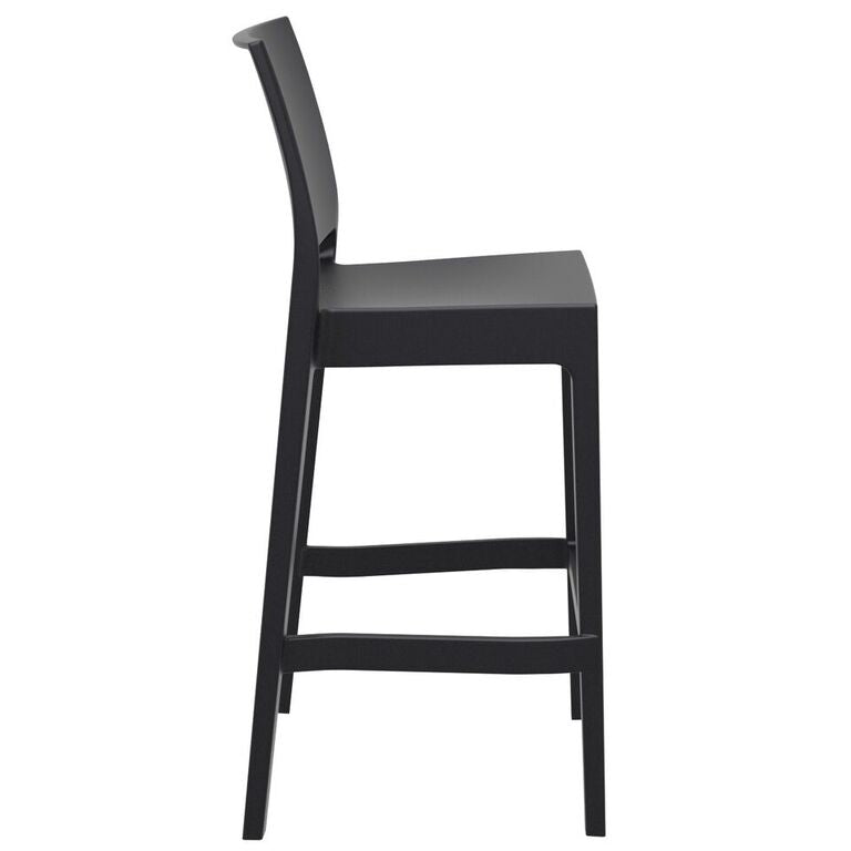 Compamia Maya Resin Barstool White/Black/Dark Gray/Dove Gray/Olive Green- Set of Two