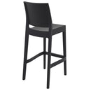 Compamia Maya Resin Barstool White/Black/Dark Gray/Dove Gray/Olive Green- Set of Two